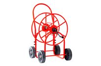 Dévidoir en acier époxy 4 roues pour tuyau d&#039;eau 80 m 3/4&#039;&#039; MW Tools HW8034SP2