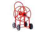 Dévidoir en acier époxy 4 roues pour tuyau d'eau 80 m 3/4'' MW Tools HW8034SP2