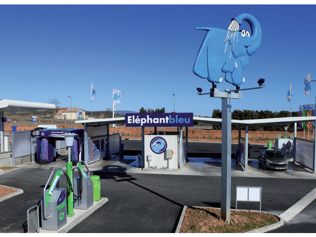 Lavage : ÉLÉPHANT BLEU