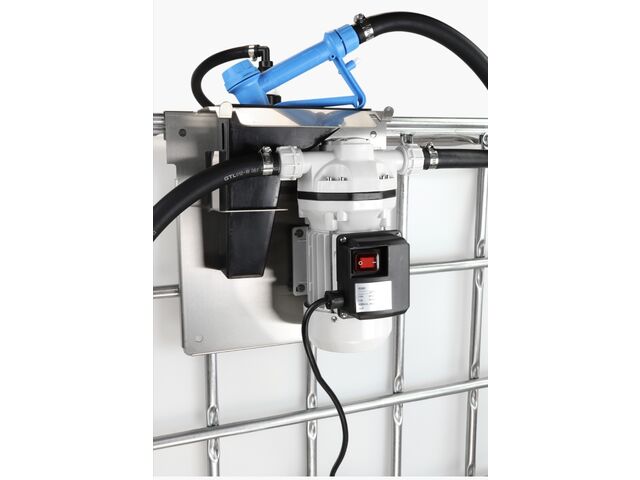 Set pompe Adblue 230V IBC 1000L avec pistolet manuel MW Tools PAD230VIBC