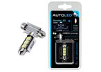 Ampoule Navette Canbus C5W 36mm 3 LEDS | AUTOLED