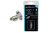 Navette 31mm Canbus 2 LEDS Blanc
