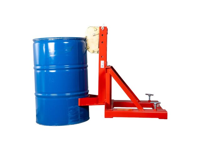 Pince à fûts pour chariot élévateur 1 fût 60-220L 360kg MW Tools VTGR360