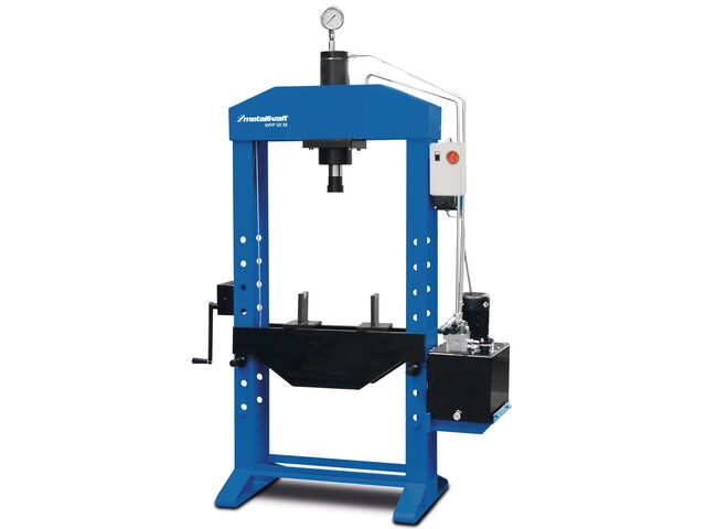 Presse hydraulique d&#039;atelier motorisée 50 t Metallkraft AGMCPM50