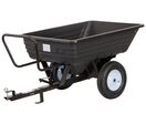 Remorque simple essieu 225 kg benne en plastique PE basculante 1016 x 838 x 270 mm Torros AHR225P2