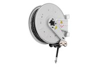 Enrouleur Graisse 16 m ø 3/8 400 bars Acier Peint avec enroulement automatique et support mural fixe Raasm RA.8390.502