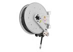 Enrouleur Graisse 16 m ø 3/8 400 bars Acier Peint avec enroulement automatique et support mural fixe Raasm RA.8390.502