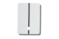 Plaquettes test metal blanc / 1 pc