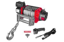 Treuil électrique 24V 8164 kg câble 22m acier télécommande sans fil MW Tools SEL820024