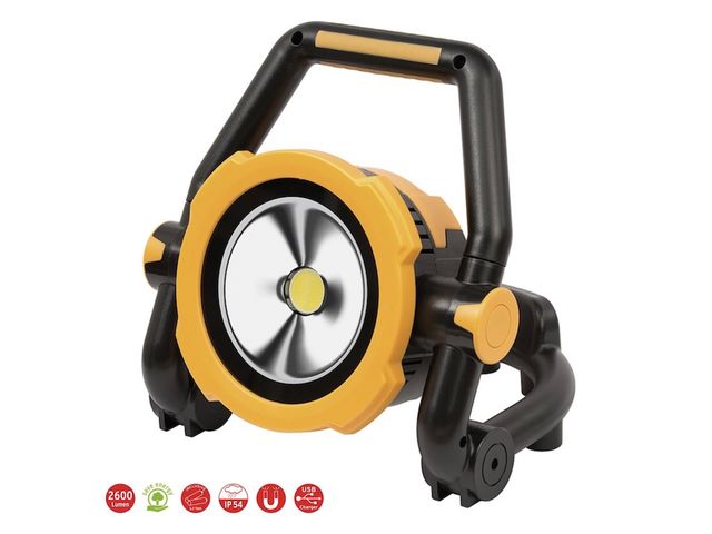 Projecteur LED portable pliable ML CA 130 F IP54 30W rechargeable