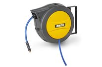Enrouleur air et eau 25 m Ø 3/8 15 bars Tech avec enroulement automatique et support mural pivotant Zeca AM86/10