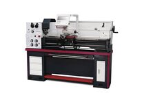 Tour à métaux hauteur des pointes 180 mm entre-pointes 1000 mm alésage 52 mm 1,5 kW 400V Optiturn TH3610 400V