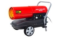 Canon à chaleur fioul 30kW mobile à combustion directe et thermostat intégré MW Tools WD100