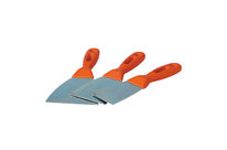 Spatules en acier à mastic - (6 - 8 - 10 cm)