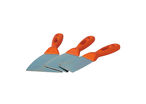 Spatules en acier à mastic - (6 - 8 - 10 cm)