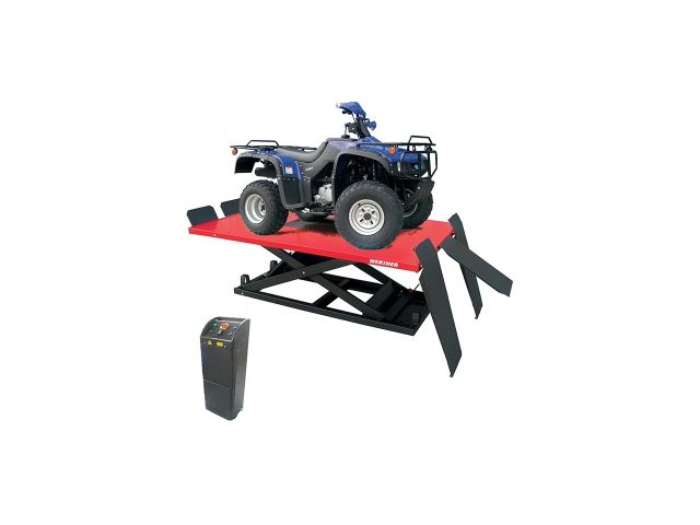 Table élévatrice moto quad motoculteur 600kg Werther avec trappe arrière