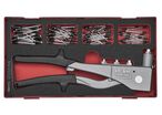Set pince à riveter Foam1 tray 2,4- 3,02- 4,0- 4,8mm 81 pièces Teng Tools TEAHR81