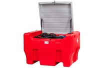 Réservoir Diesel Rouge Fioul PE 300L + AdBlue 50L avec pompe 12V MW Tools TDA3305012