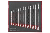 Jeu de clés mixtes hip-grip Foam2 tray 8- 19mm 12 pièces Teng Tools TED8012