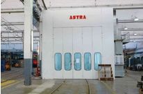 Cabine de peinture industrielle pour le secteur ferroviaire