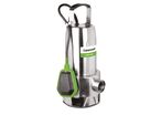 Pompe submersible pour eaux chargées capacité 19500 l/h hauteur de refoulement 10,5 m 1 kW 230 V Cleancraft SDWP 10020