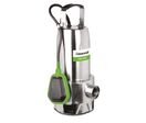 Pompe submersible pour eaux chargées capacité 19500 l/h hauteur de refoulement 10,5 m 1 kW 230 V Cleancraft SDWP 10020