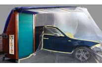 Cabine de peinture et préparation mobile