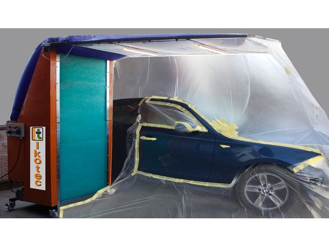 Cabine de peinture et préparation mobile