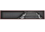 Jeu de clés à fourche double AF TTX4 1/4- 1-1/4 tray 7 pièces Teng Tools TTX6607