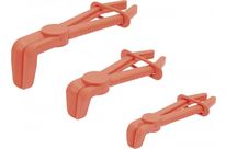 Jeu de 3 pinces à clamper pour durites - Becs coudés à 90°