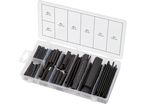 Assortiment de gaines thermo-rétractables noires (127 pcs)