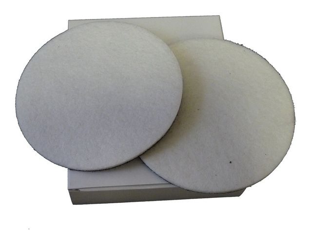 Disque feutre 130 mm pour polissage du verre