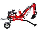 Mini-pelle tractable avec attelage - Rotation 360° moteur essence 15 ch MW Tools GMA360