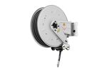 Enrouleur Graisse 12 m ø 3/8 400 bars Acier Peint avec enroulement automatique et support mural pivotant Raasm RA.8380.501