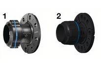 Raccord droit aluminium avec impact bride | PPS1 UF