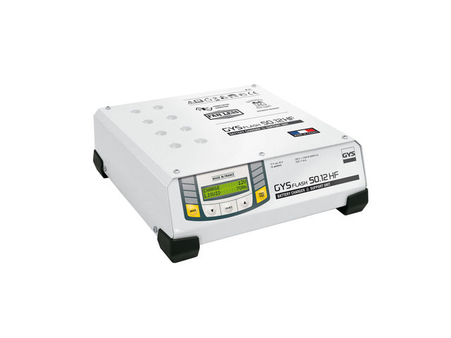 Chargeur de batteries professionnel | GYSFLASH 50A (6/12/24 V)