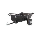 Remorque simple essieu 680 kg benne en plastique PE basculante 1750 x 1012 x 454 mm Torros AHR680P2