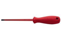 Tournevis isolé VDE électricien pour vis à fente - dim: 1.6X10.0X20