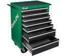 Servante d&#039;atelier sur roulettes, non équipé, 7 tiroirs