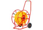 Chariot dévidoir avec 50m tuyau Tricotop pour tuyaux XL 3/4 19x26 mm robuste en acier MW Tools HS34PL