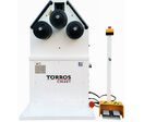 Cintreuse à 3 galets électrique 2,2 kW 400 V - Cintrage de profilés métal - Usage professionnel horizontal &amp; vertical Torros CM48T