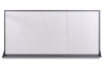 Panneau perforé plat en métal gris 200x94cm MW Tools DEKP200-1015