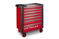Servante d&#039;atelier robuste 7 tiroirs rouge MW Tools GWA107