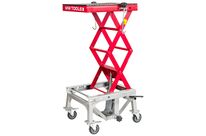 Lève-moto hydraulique mobile 135 kg 345 à 870 mm pour motos, trottinettes, scooters MW Tools MSB135