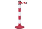 Poteau avec ruban rouge/blanc 4,30 m MW Tools PEP45RC