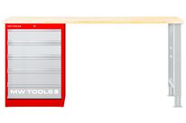 Établi modulaire Multiplex avec armoire à tiroirs 5T 2000 mm MW Tools MOD20LP5