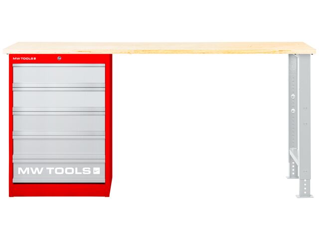 Établi modulaire Multiplex avec armoire à tiroirs 5T 2000 mm MW Tools MOD20LP5