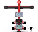 Banc de géométrie 3D PRO avec assistance IA (ChatGPT Pro) - 4 roues 24 - Double écran MW Tools UA3D600