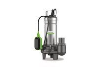 Pompe à eaux chargées électrique - Boîtier inox et fonte - Capacité 31980 l/h - Hauteur de refoulement 19 m - 1,5 kW 230 V Cleancraft SDWP 15032 PRO