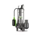 Pompe à eaux chargées électrique - Boîtier inox et fonte - Capacité 31980 l/h - Hauteur de refoulement 19 m - 1,5 kW 230 V Cleancraft SDWP 15032 PRO